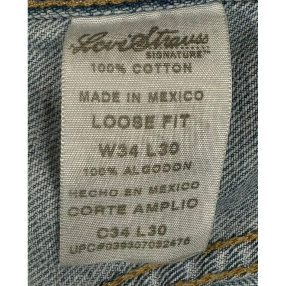 Vintage Signature Levi Strauss Loose Fit Denim Jeans Men 34x30 Skater Streetwear